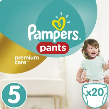 Pelena pantallona Pampers Premium Care Pants 5 Junior, 11-25 kg, 20 copë