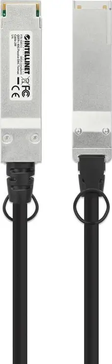 Kabëll rrjeti Intellinet QSFP+, 40 Gbps, 2.1 m, i zi