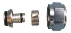 Lidhës alternativ Tece 8740216, 16 mm, 3/4" FF, metalik
