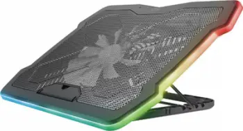Stendë ftohëse për laptop Trust GXT 1126 Aura, 17.3", ventilator 200 mm, me drita RGB