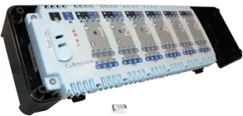 Modul qendror për ngrohje nën dysheme Salus KL06 230V, 6 termostatë, 24 aktuatorë, i bardhë