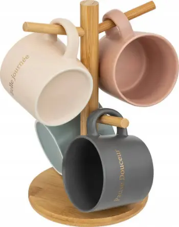 Set filxhanësh porcelani Secret de Gourmet Belle Journée, 4 copa, 20cl, shumëngjyrësh