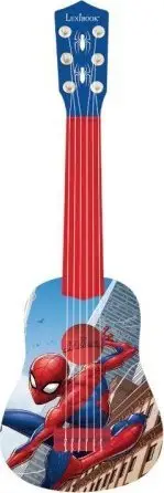 Kitarë për fëmijë Lexibook Spider-Man My First Guitar, 53cm, 6 tela, shumëngjyrëshe