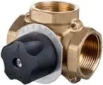 Valvul përzierëse 3 drejtimore Invena CM-03-032, Rp 1 1/4", bronz