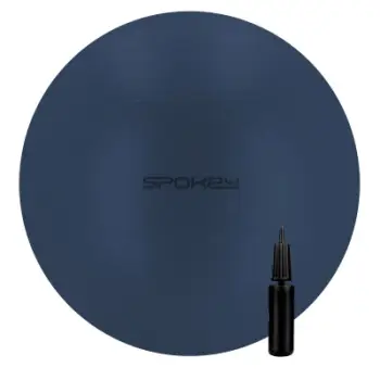 Top fitnesi Spokey Fitball, 65 cm, sistem Anti Burst, blu