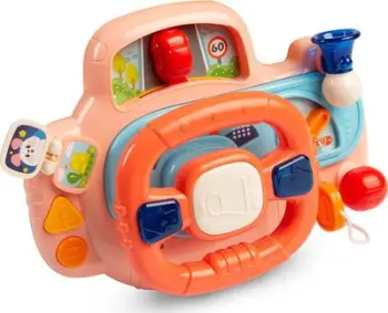 Lodër timon edukativ Toyz, me drita dhe tinguj, rozë