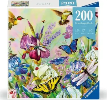 Puzzle Ravensburger Moment Flowery Meadow, 200 pjesë, me livadh me lule, shumëngjyrësh