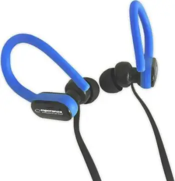 Kufje sportive in ear 97B, me mikrofon, 3.5mm, të zeza