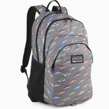 Çantë shpine PUMA Academy Backpack, shumëndarje, logon përpara, e zezë