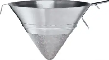 Kullojës çelik inox Rösle, sitë me vrima të imta, argjend