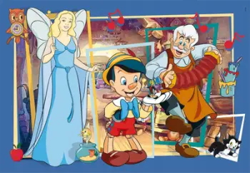 Puzzle Clementoni Pinocchio, 104 pjesë, për fëmijë, shumëngjyrësh