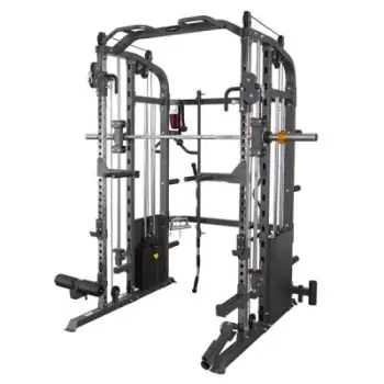 Stacion force HMS Cyklop 2 Semi Commercial, Smith Machine me litarë, konstruksion çeliku, gri