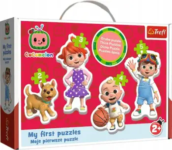 Puzzle bebe Trefl Cocomelon 36129, 4 puzzle, 2+ vjeç, shumëngjyrësh