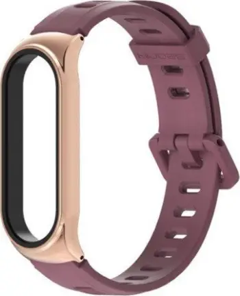 Rrip smartwatch Hoco për Xiaomi Mi Band 3 4 5 6, silikon, rezistent ndaj ujit, vjollcë