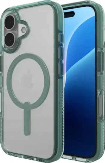 Kuti mbrojtëse ZAGG Santa Cruz Snap për iPhone 16 Plus, transparente, kompatibile me MagSafe
