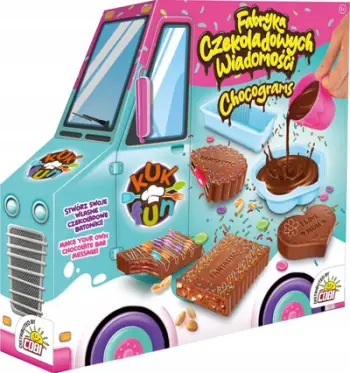 Set kreativ çokollate Cobi KUK FUN Chocolate Message Factory 002A2, për mesazhe personalizuese, për fëmijë dhe të rritur