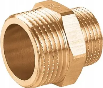 Nipel reduktues i përforcuar Perfexim, 3/4"x1/2", bronz