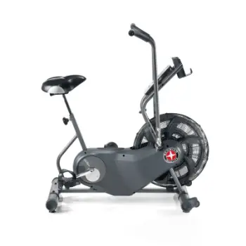 Biçikletë ushtrimesh Schwinn Airdyne AD6, rezistencë me ajër, deri 136 kg, gri