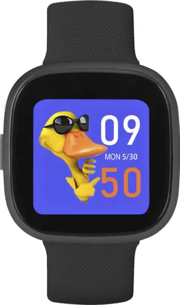 Ora inteligjente për fëmijë Garett Kids Fit, ekran 1.4" IPS, Bluetooth, e zezë