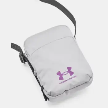 Çantë krahu Under Armour SportStyle Lite Crossbody, 4L, poliester, gri me vjollcë