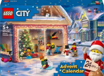 Kalendar advent LEGO City 60436, Christmas Countdown 2024, 24 surpriza