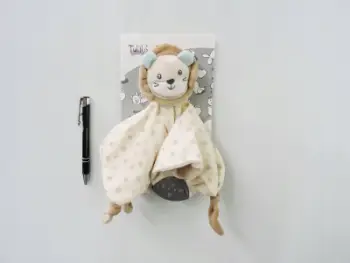 Lodër pelushi Tulilo Miluś Lion, 25 cm, shumë e butë, shumëngjyrëshe