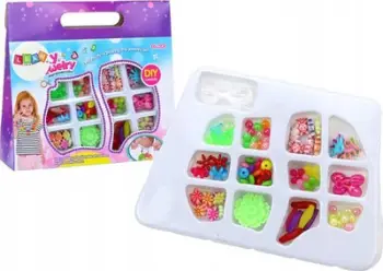 Set rruazash LEAN Toys për krijim bizhuterish, shumëngjyrësh
