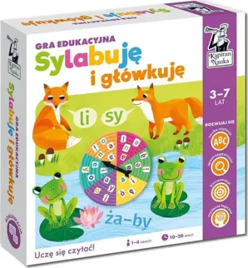 Loja edukative Kapitan Nauka Sylabuję i główkuję, 3–7 vjeç, shumëngjyrëshe
