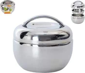 Enë termike Banquet Apple, 1 l, e argjendtë