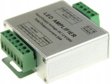 Përforcues LED Prescot RGBW 4x6A, 12-24V, argjendtë