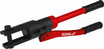 Shtypës hidraulik për koka kabllosh, Al 16–240 mm², Cu 16–300 mm², i zi
