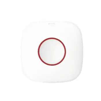 Buton paniku pa tel Hikvision DS-PDEB1-EG2-WE, IP66, për AX PRO, i bardhë
