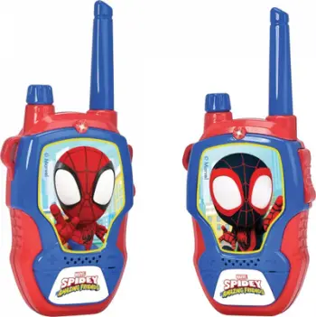 Lodër walkie talkie Simba Spidey 203222000, set për fëmijë, me dizajn Spider Man, shumëngjyrëshe
