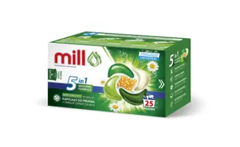 Kapsula larëse Mill Pro 5in1 Universal, me perla zbutëse, 25 copë