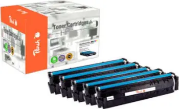 Toner Peach PT1029, set 5 copë, kompatibil, black cyan magenta