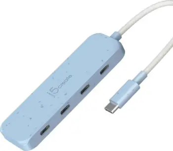 Hub USB C J5create JCDXXX, 4 porta USB C Gen 2, 10Gbps, gri