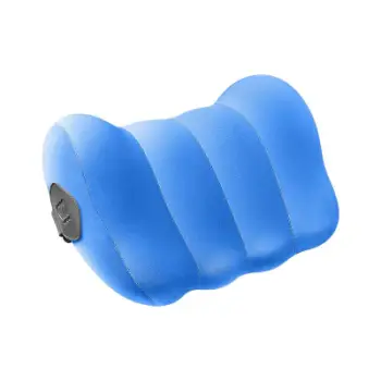 Jastëk mbështetëse koke për veturë Baseus Silk ComfortRide, memory foam, rrip i rregullueshëm, blu