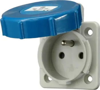 Prizë paneli hermetike SEZ VZG 16, 16A, 230V, IP67, blu