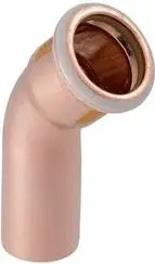 Nyje Geberit Mapress Kupfer Gas 45°, 18mm, bakër