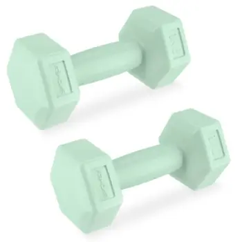 Shtanga dore Spokey Monster, set 2x1kg, çimento me PVC, shumëngjyrëshe