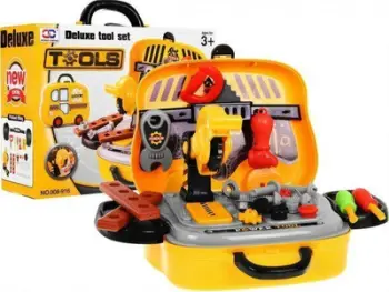 Set veglash lodër Xiong Cheng Deluxe Tool 2 in 1, me valixhe, plastik, shumëngjyrësh