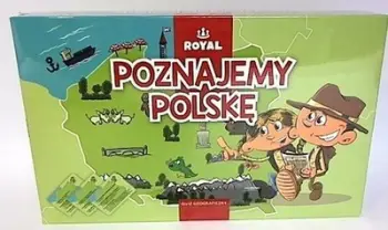 Loja gjeografike ROYAL INNI Getting to Know Poland, kuiz edukativ, për fëmijë dhe të rritur, shumëngjyrëshe