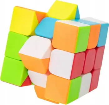 Lodër kub magjik Askato, 3x3x3, shumëngjyrësh
