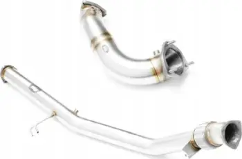 Downpipe RM Motors për Audi A4 B7 8F 2.7 3.0 TDI, FWD Quattro, çelik inox