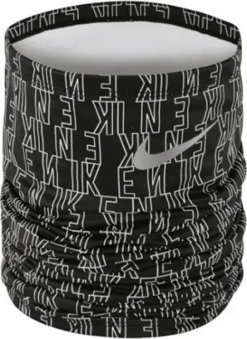 Shall tubular Nike Therma Fit, një madhësi, i zi me print