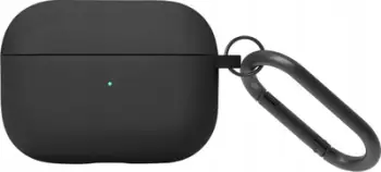 Mbulesë silikoni Native Union Roam për AirPods Pro 2, me karabiner metalik, e zezë