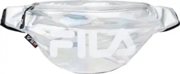 Çantë beli Fila Waist Bag Slim 685102 A413, reflektuese, me brez të rregullueshëm, gri pearl