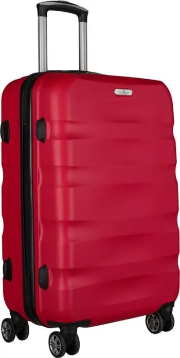 Valixhe kabine Peterson Cabin 20", ABS, me rrota 360°, e kuqe