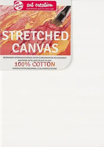 Telajo pikture Talens Art Creation Cotton Canvas 13x18cm, pambuk 260g m², e bardhë