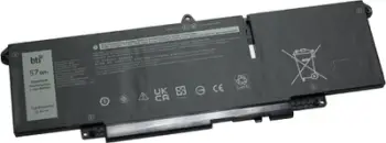 Bateri laptopi BTI JNYT4, 57Wh, 3 qeliza, për Dell Latitude